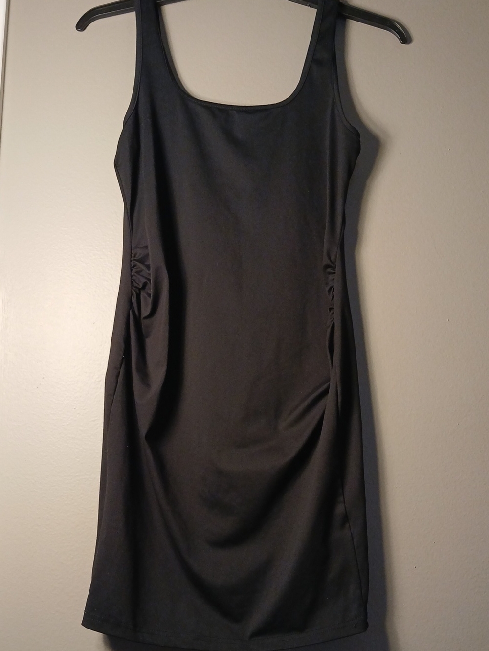Black Maternity Tank Dress
